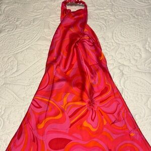 Vibrant Backless Dress